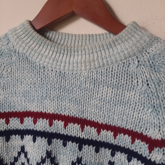 VTG 70s 80s National Alpine Ski Sweater Nordic - Picture 6 of 11